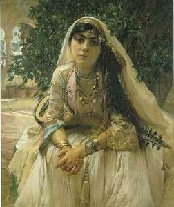 Arab or Arabic people and life. Orientalism oil paintings 331